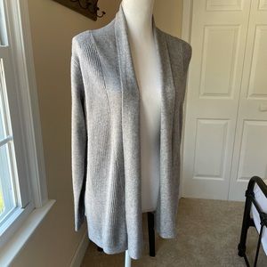 Super soft grey cardigan sweater